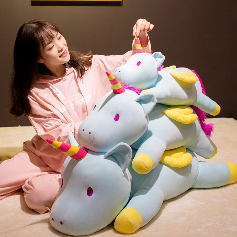 70 cm/90 cm Unicornio Rosa juguetes de Peluche gigante Unicornio de Peluche de juguete Animal suave Unicornio Peluche muñeca de regalo los niños apoyos de la foto 70 cm/90 cm Unicornio Rosa juguetes de Peluche gigante Unicornio de Peluche de juguete Animal suave Unicornio Peluche muñeca de regalo los niños apoyos de la foto
