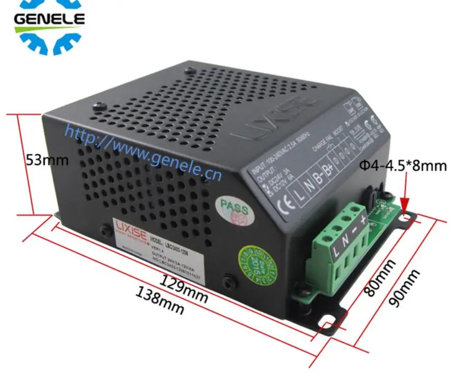

12V 24V diesel genset generator battery charger LBC2403 -1206B dynamo charger