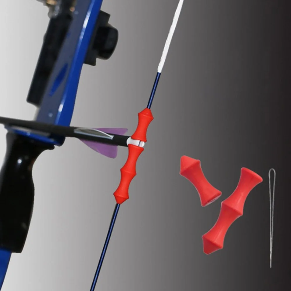 

1PCS 7.5 cm Finger Protector Finger Protector Rope Silicon Guide Release Arc Shooting Recurve Arc Protector Gear Accessory