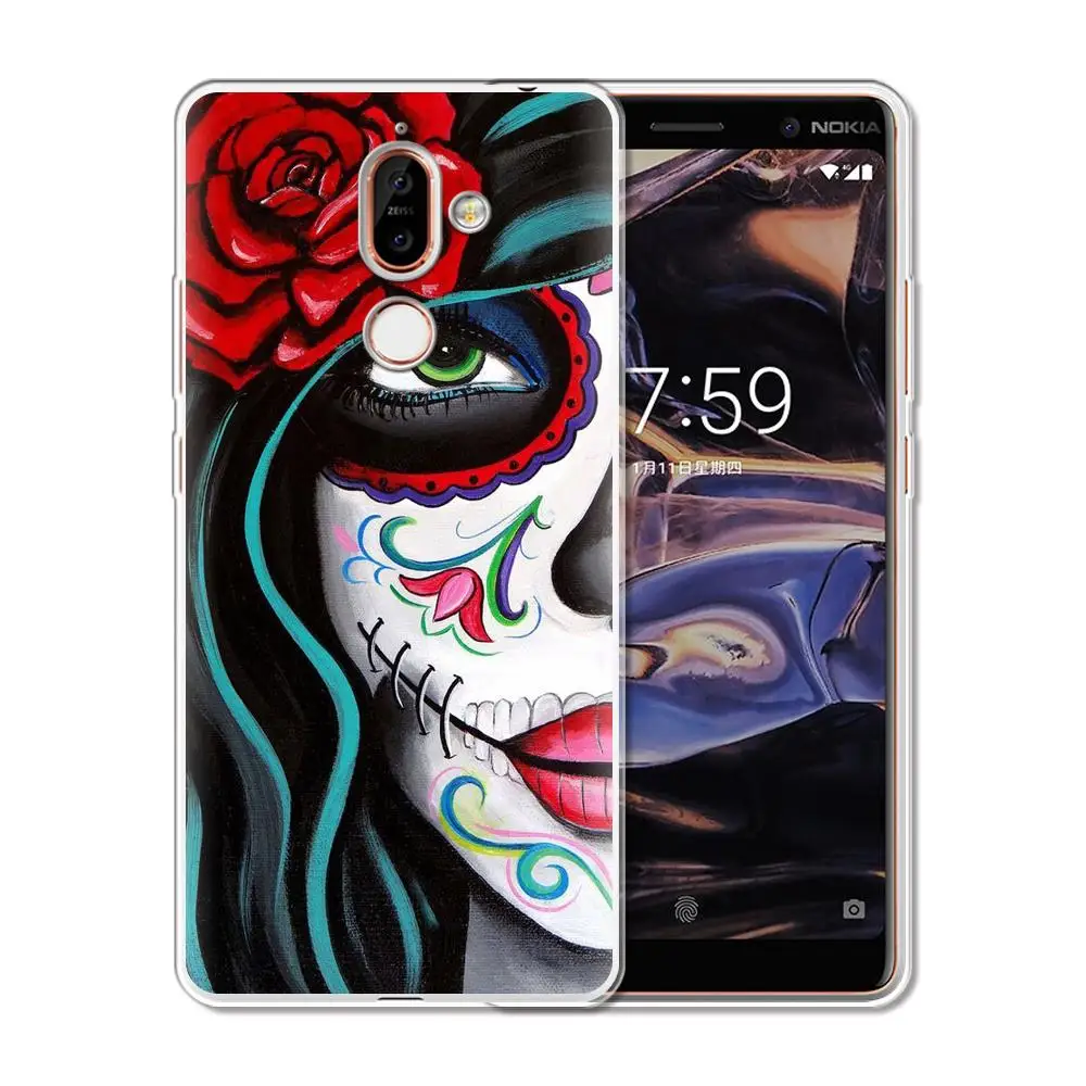 Мягкий силиконовый чехол из ТПУ для телефона Nokia 1 3 5 8 6 2 7 Plus 9 X6 2018 задние Чехлы