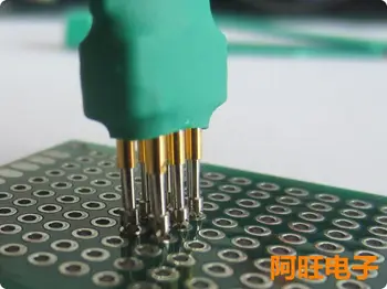 

Double Row 3P*2 Burning Needle 2.54mm-3P*2 Thimble Writing Program Probe Test Needle Spring Needle