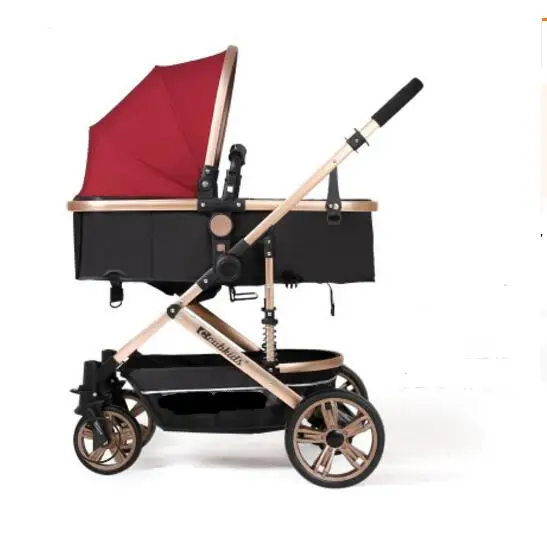 

High landscape baby stroller can sit reclining stroller BB baby stroller folding two-way shock child trolley 0-3 years old