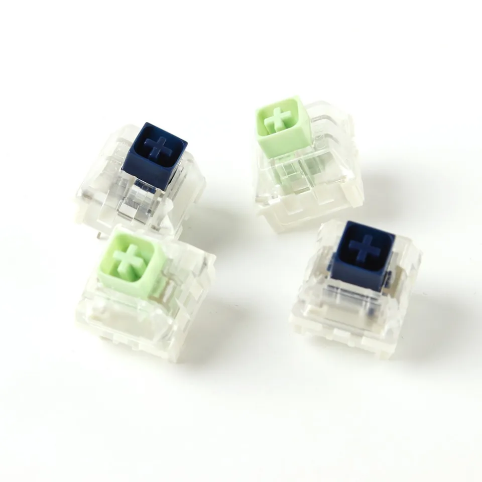 10 Pezzi Interruttori Kailh Box Navy/Jade Per Tastiera Meccanica - 3 Pin, IP56 Impermeabili, 80 Milioni Di Clic - Compatibili Cherry MX - 4
