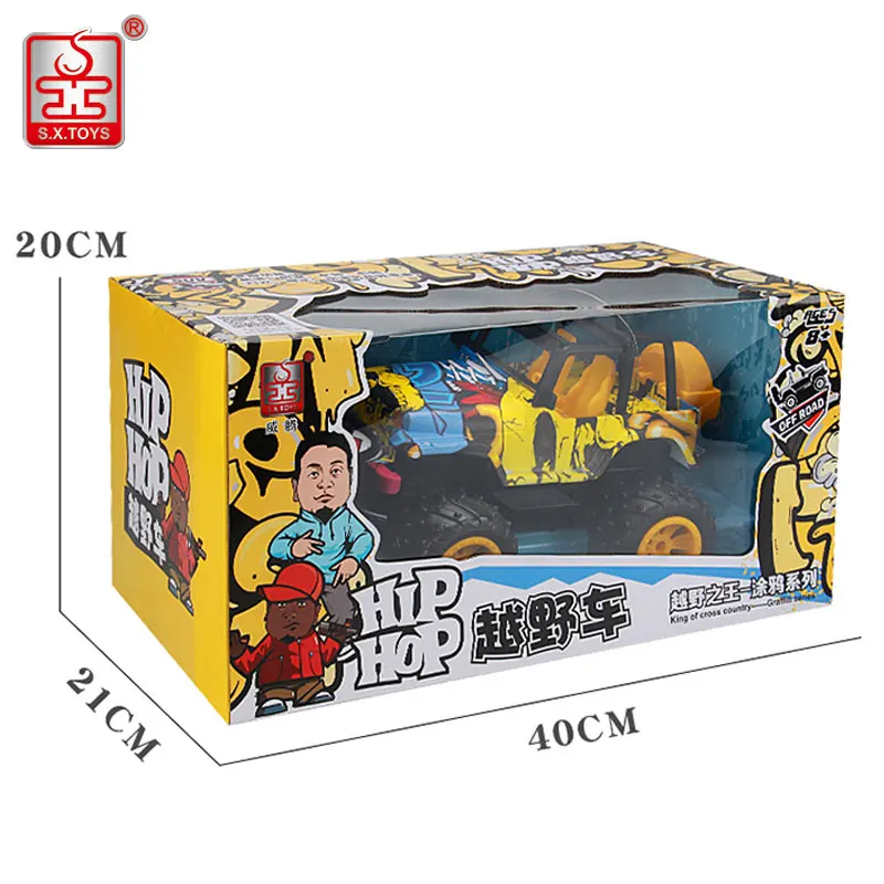 S. X. TOYS 1:14 RC Car 2 4G высокоскоростные граффити машинки Rock Rover мощный большой ножной