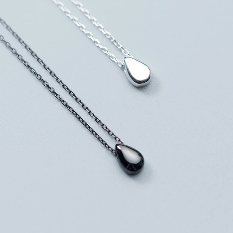 925 Sterling Silver Pure S925 Jewlery Cute Teardrop Waterdrop Pendant Girl Mothers Day Gift Fashion Women | Украшения и