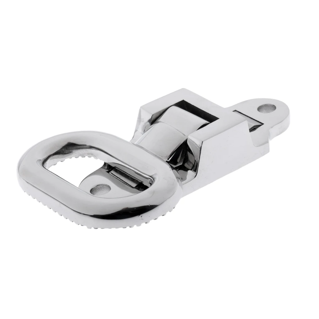 Premium Mirror Polished 316 Stainless Steel Folding Mast Step for Marine Boat Yacht Sailboat Cars 10.9 x 4.7 cm