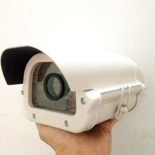 Камера видеонаблюдения Водонепроницаемая наружная корпус Массив светодиодный светильник CCTV камера Алюминиевый сплав металлический чехол Крышка