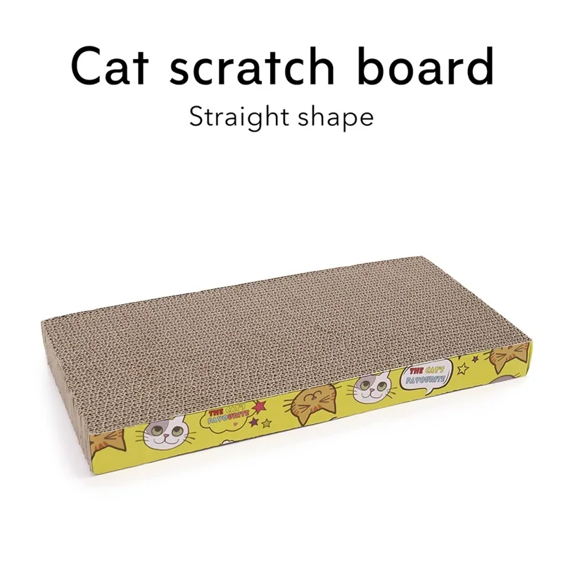 Cat Scratch Board Pad Corrugated Paper Scratching Posts  Pet Products Kitten  Grinding Nails Interactive Cats Toys Drop Shipping