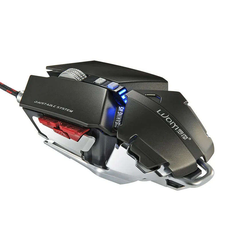 

LUMO Professional Adjustable Optical Mechanical Gaming Programmable USB Wired Mice Competitive Game Mouse