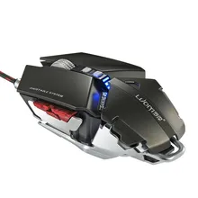 LUMO Professional Adjustable Optical Mechanical Gaming Programmable USB Wired Mice Competitive Game Mouse