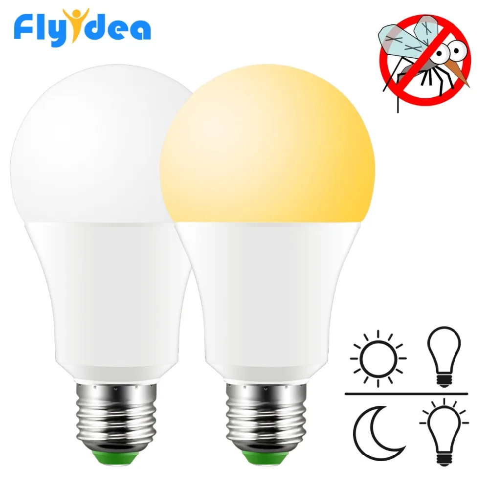 Daylight Sensor LED Bulb Lamp 220/110V 10W 15W Dusk to Dawn Home Light E27 Smart Corridor Induction bulb Outdoor Garden Lighting | Лампы и