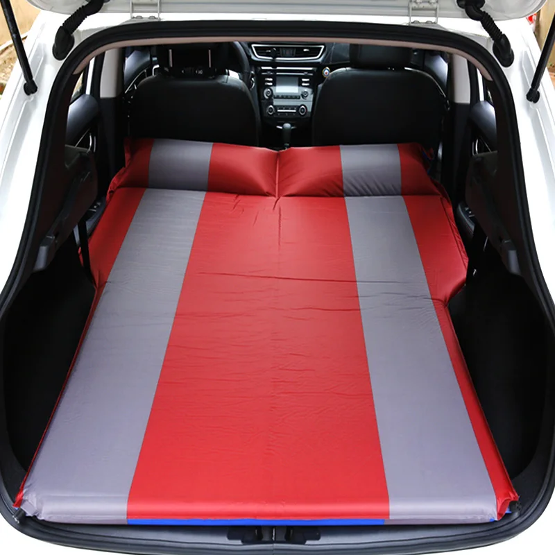 4 colores SUV coche inflable colchón cama de viaje colchón de aire con bomba de aire exterior Camping almohadilla a prueba de humedad
