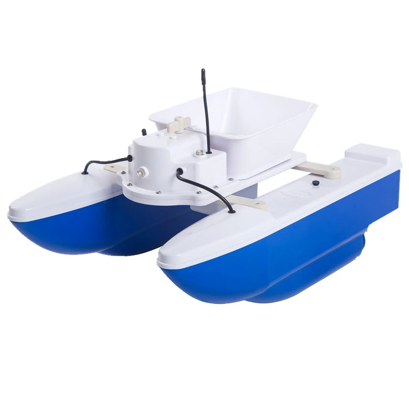 Hot Professional Smart RC Feeding Fishing Boat 500M Distance Dual Body Folding Waterproof Remote Control Ship Bait Boat With Bag