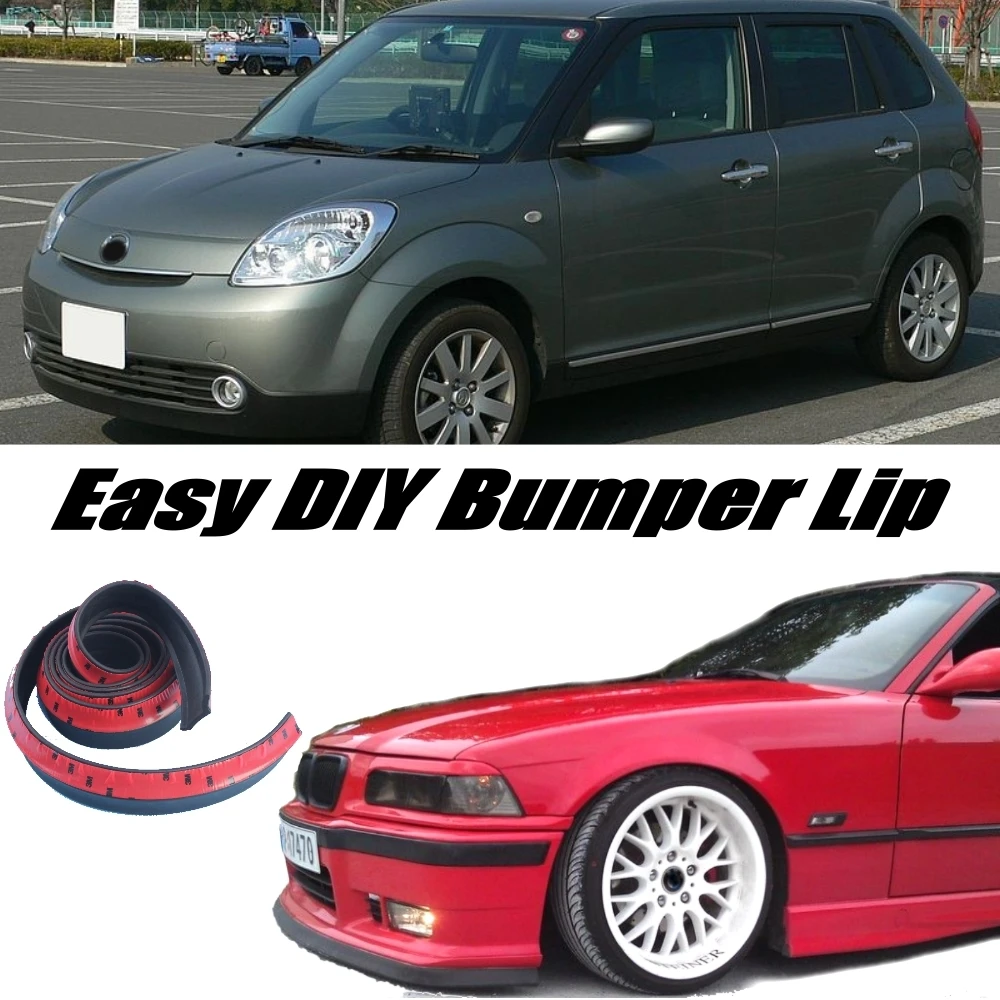 Для Mazda Verisa, бампер для губ, губы/передний спойлер, дефлектор для тюнинга автомобиля/обвес/юбка в полоску