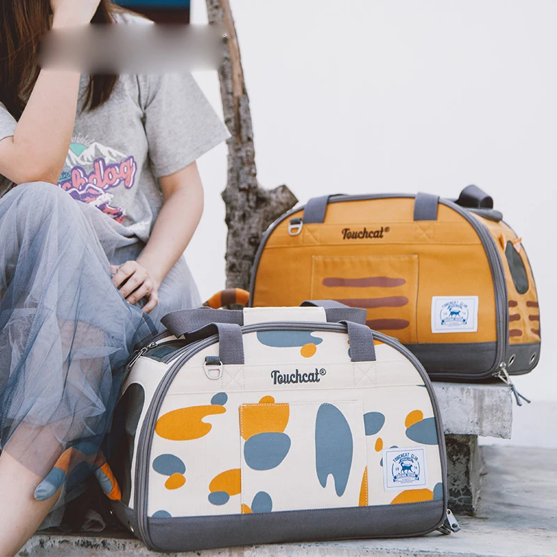 

Travel Enlarged Bag Breathable Bags Plus Size Pet Backpack High Quality 2019 Dog Solid Oxford Portable Cat Carrier