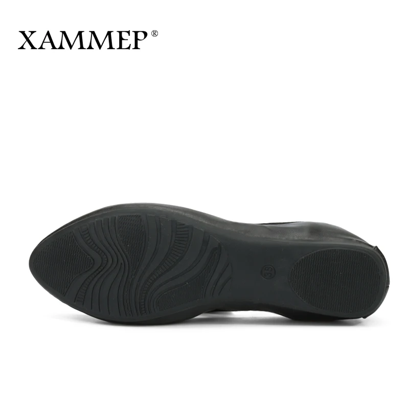 Кроссовки Xammep женские на плоской подошве брендовые кеды с острым носком