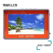 WANLIN 4,3 дюймов HD AHD CCTV тестер монитор AHD 1080P тестирование аналоговой камеры UTP Кабельный тестер 12V1A выход USB 5 В выход аудио