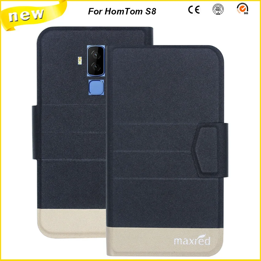 Maxred 5 цветов оригинальный! HomTom S8 чехол высокого качества Флип Ультратонкий