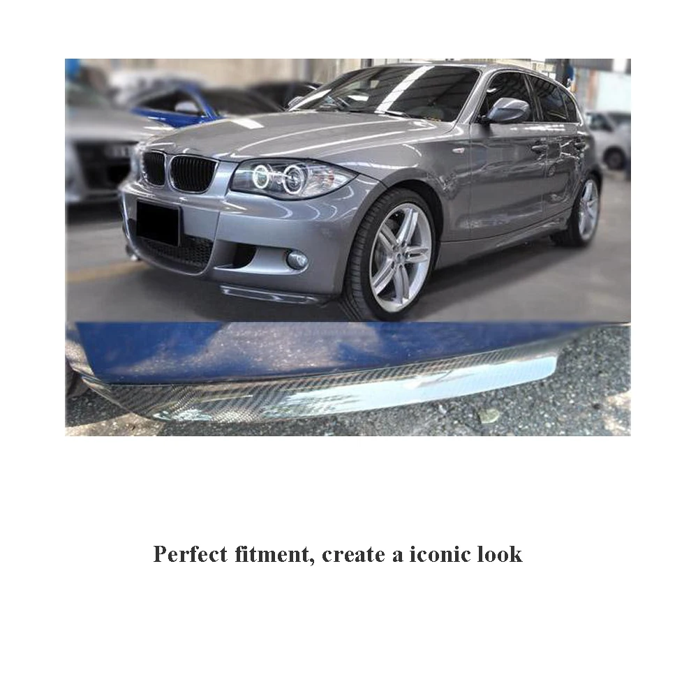 Передний бампер для BMW 1 серии E87 M Tech Sport 2007 2011 боковые разветвители фартуки