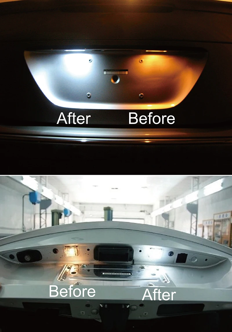 Luzes para Lexus Sunkia Número Led License Plate Is200 Is300 Gs300 Gs400 Gs430 Ls430 Es300 Es330 Rx330 Rx300 Rx350 2 Pçs - Set 12 High Quality Automóveis e motos