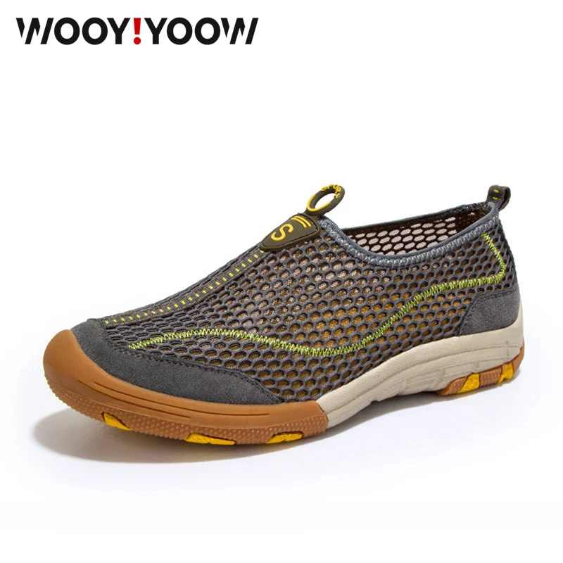 

New summer mesh breathable men's shoes Men's casual shoes Comfortable soft bottom shoes Men casual breathable slip-on flats