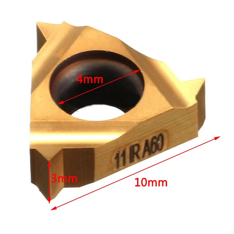 Новая твердосплавная вставка 11IR AG60 цементированный резак для резьбы токарного станка