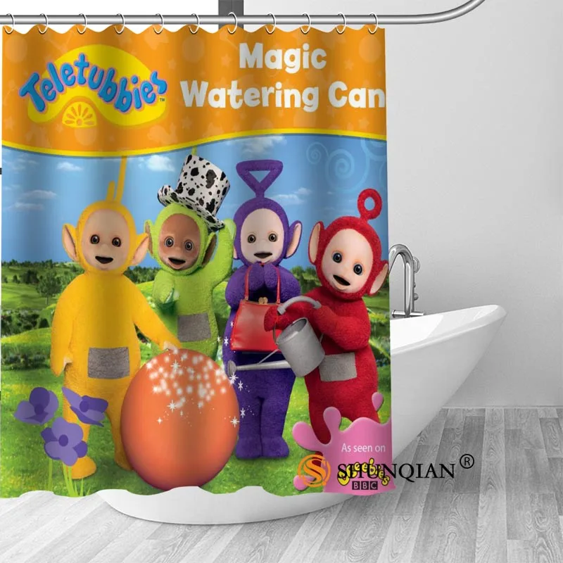 Занавеска для ванной Teletubbies занавеска душа из 100% полиэстера комнаты красивое