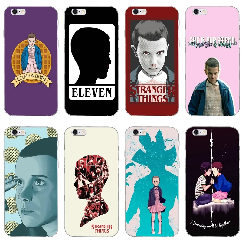 

stranger things eleven slim silicone Soft phone case For iPhone X XR XS Max 8 7 6 6s plus 5 5s 5c SE 4 4s