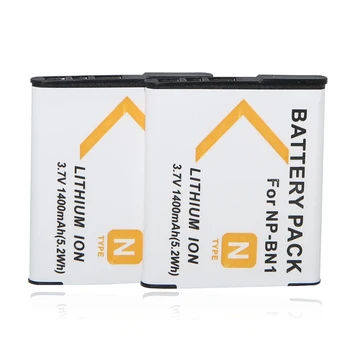 

2pcs/lot 3.7V 1400mAh NP-BN1 NP BN1 NPBN1 Camera Battery For Sony Cyber-Shot DSC S750 DSC S780 W630 TX5 W310 T99