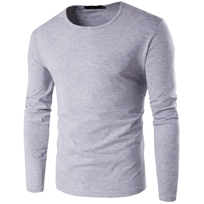 Winter Undershirt Long Sleeve Men T shirt Solid O neck Plus Size 5xl ...