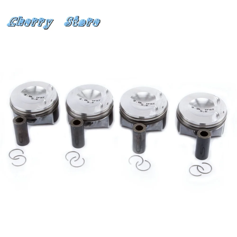 Новинка 06H 107 065 DD поршни и Кольца двигателя в сборе 82 50 мм Pin 23 для VW CC Audi A3 A4 A5 A6 16V EA888