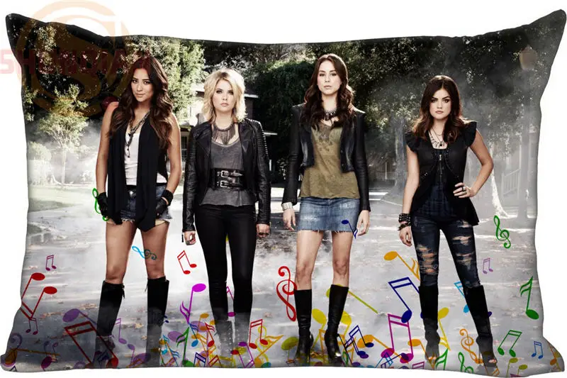 pretty little liars Rectangle Pillow Cover Size 45x35cm (one side) Print Custom Zipper Polyester Cotton Pillowcase | Дом и сад