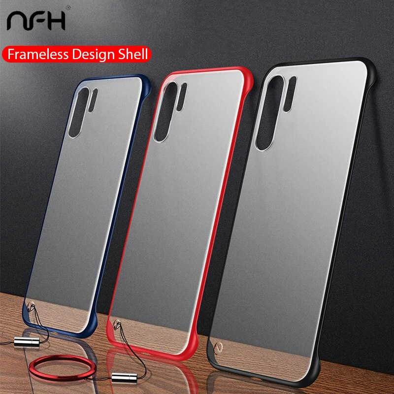 

Honor 20 Case Frameless Fashion Cover Matte PC Back With Ring Silicone Capa For Huawei Honor 20 Pro 20 V20 Case On the Honor V20