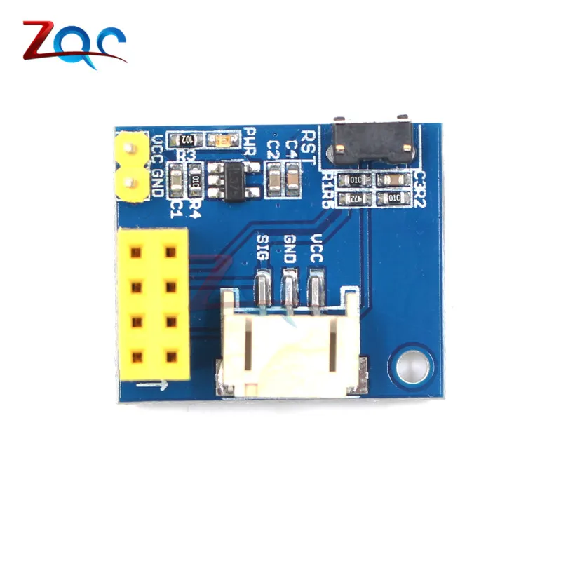 ESP8266 ESP-01 ESP-01S RGB светодиодный контроллер Adpater wifi модуль для Arduino IDE WS2812 WS2812B 16 бит светильник кольцо Рождество DIY