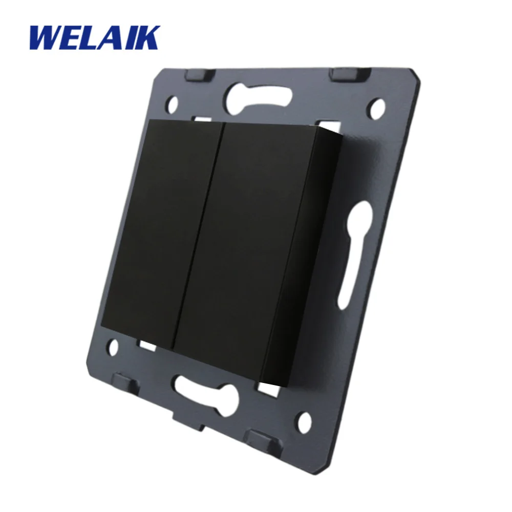 WELAIK EU-standard DIY-запчасти-настенная розетка-части-без стекла-панель A8BKW/B