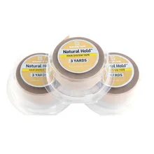 Волосы Neitsi 3 шт./упак. 0,75 дюймов* 3 м естественного удержания двусторонний скотч нам Walker лента рулон клеи для Skin Weft волосы для наращивания на заколках