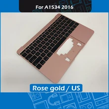 Топ-чехол для ноутбука с розовым золотом 613-02547-09 для Macbook retina 1" A1534 подставка для ладони Topcase с клавиатурой США MLHA2 MLHC2