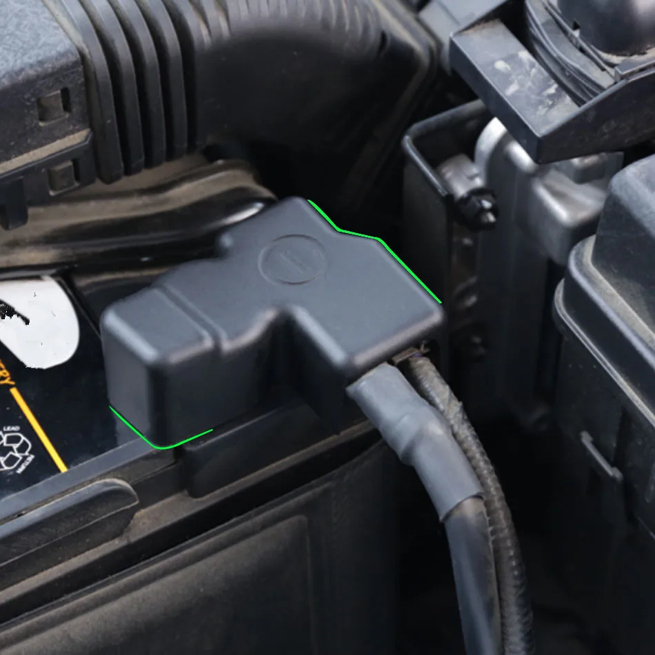 

For Hyundai Veloster I40 Grandeur Azera Aslan 2011-2018 Battery Batteries Negative Electrode Protector Terminal Pole Cover Kit