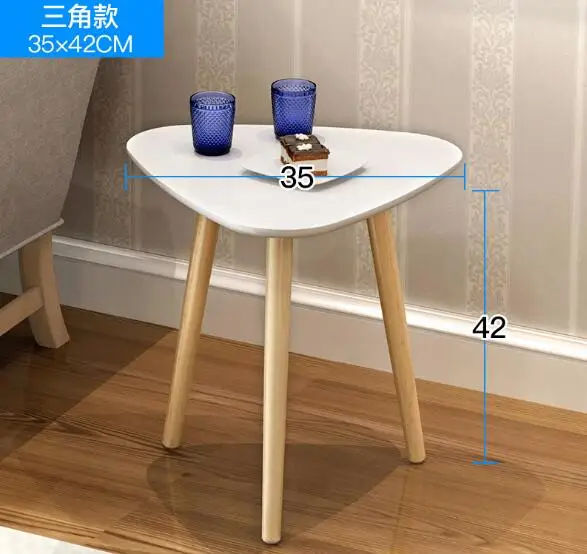 Triangle Eco-friendly Wooden Coffee Table Living room tea tables end table Bed small side table Triangle Eco-friendly Wooden Coffee Table Living room tea tables end table Bed small side table