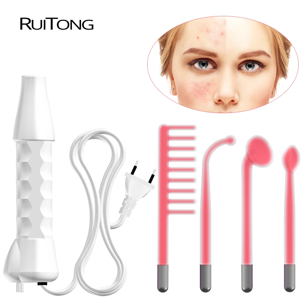 4 in 1 High Frequency Electrotherapy Instrument Facial Skin Care Facial