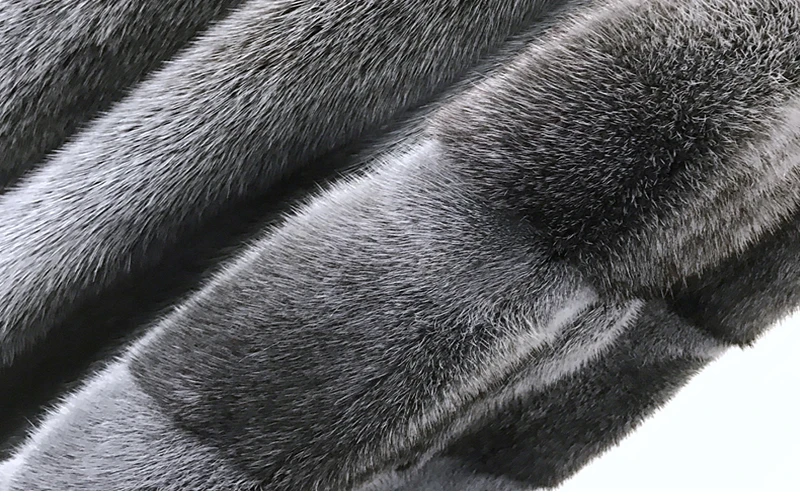 М. Ю. FANSTY 2019 новая импортная бархат класса норковая шуба моды изящное длинное пальто женские манто Fourrure Femme реального норки пальто