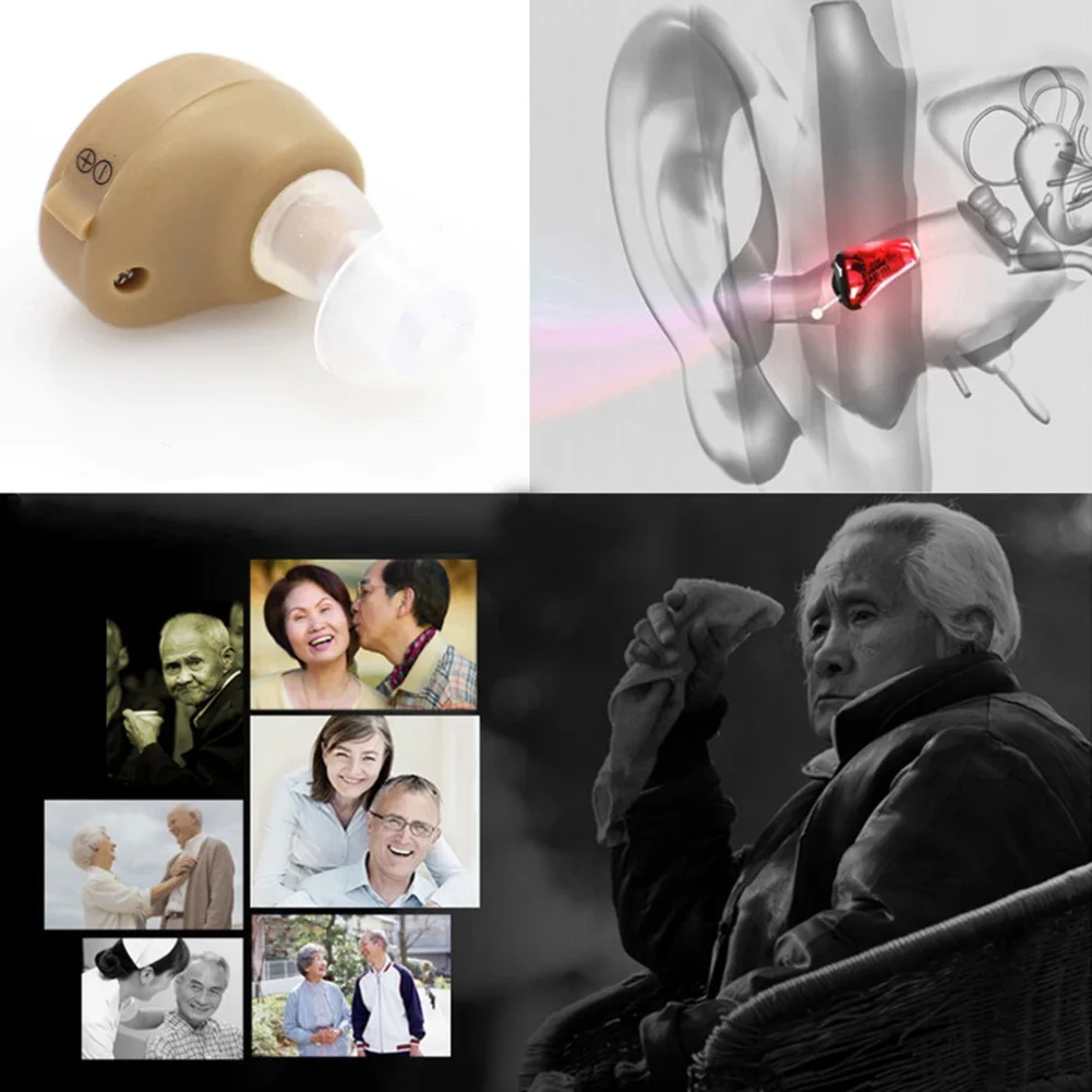 Mini AXON K-80 hearing aid Personal sound amplifier adjustable volume hearing aids For deaf hear clear elderly hearing aids VF19
