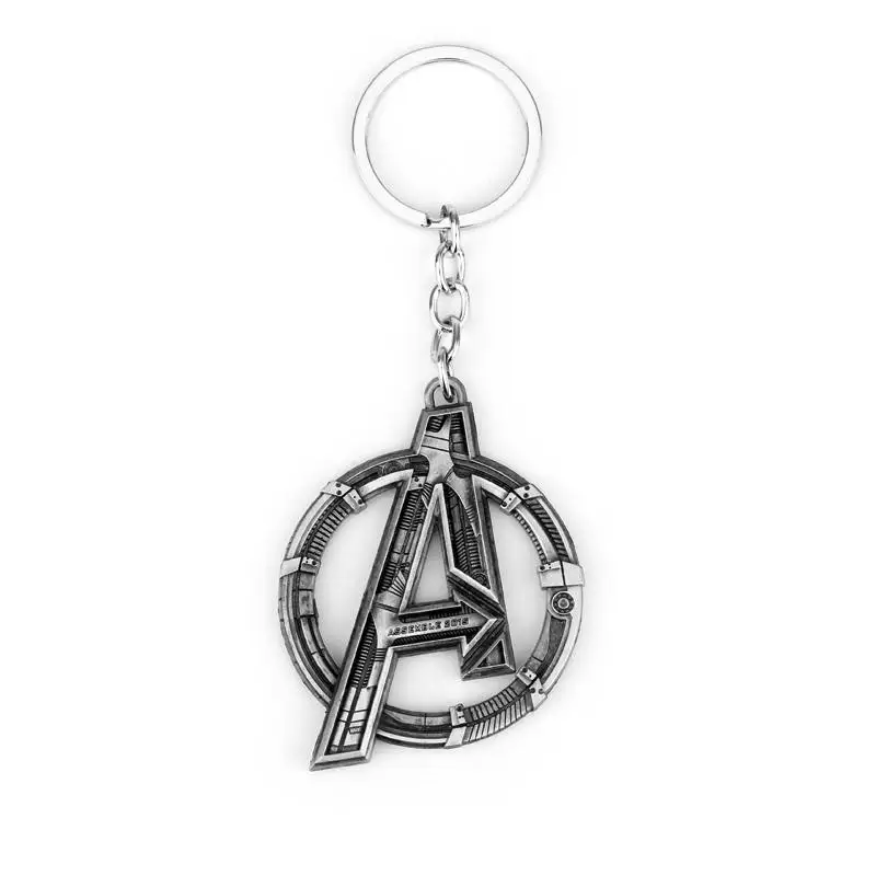 15pcs/lot The Avengers Wholesale Iron Man Infinity Gauntlet Keychain Thor Axe Hammer Enamel Weapon Metal jewelry Men Car Keyring - Цвет: K91-2
