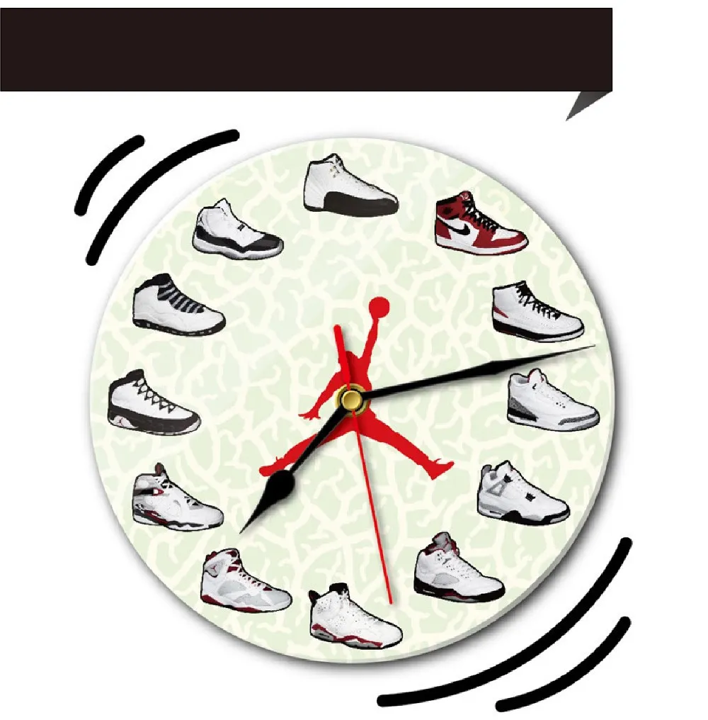 Wall sticker clocks,Air Jordan wall 