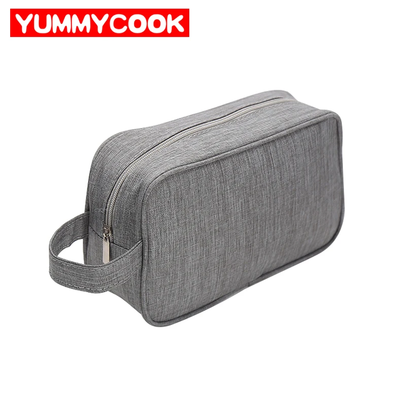 

Men Functional Zipper Bag Travel Handbag Purse Organizer Wash Makeup Cosmetic Toiletry Pouch Accessories Supplies Products
