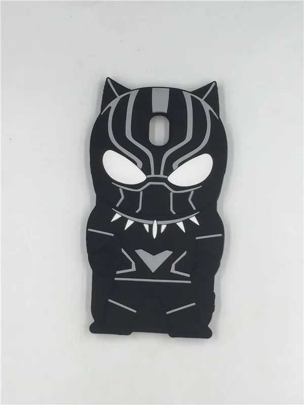 

New 3D Cartoon Black panther Soft Silicone phone Case Cover for Samsung Galaxy A5 E5 A7 E7 J7 J2 J5 J7 Pro Grand Prime