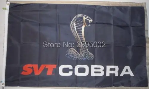 Ford Mustang Svt Cobra Flag Polyester Grommets 3 X 5 Banner