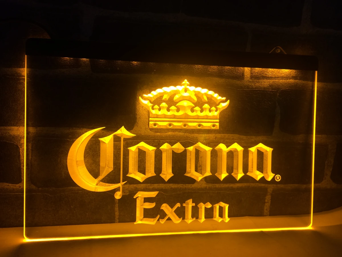 LE013 Corona Extra Beer Bar Pub Cafe светодиодный неоновый светильник знак домашнее украшение