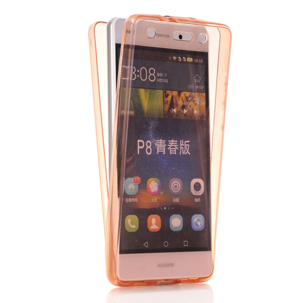 Чехол для huawei P20Lite Mate10 Lite P10Lite/плюс P8 P9Lite 2017 Nova Honor8 GR3 полный Ударопрочный Мягкий Clear