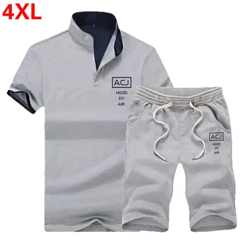

2PC Sets Men Summer Polo Shirt Mens Short Sleeve Polo+Shorts Suit Male Solid Jersey Breathable Top Short Set Fitness Sportsuits